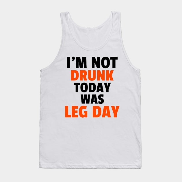 Leg Day Tank Top by Screamingcat